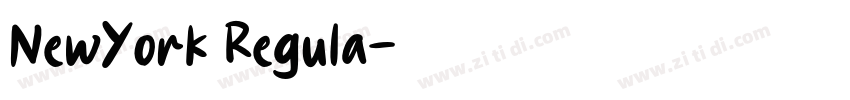 NewYork Regula字体转换